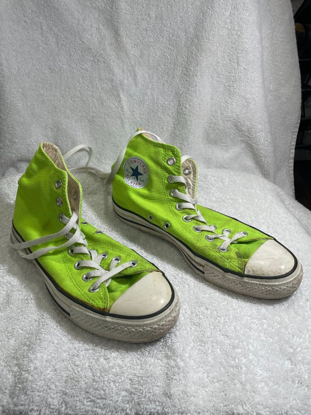 Converse All Star Chuck Taylor High Top Sneakers Shoes Womens Size 10 Green